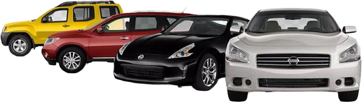 A line-up of cars we service